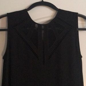 BCBGMaxazaria black dress with hi/low hem, size xs